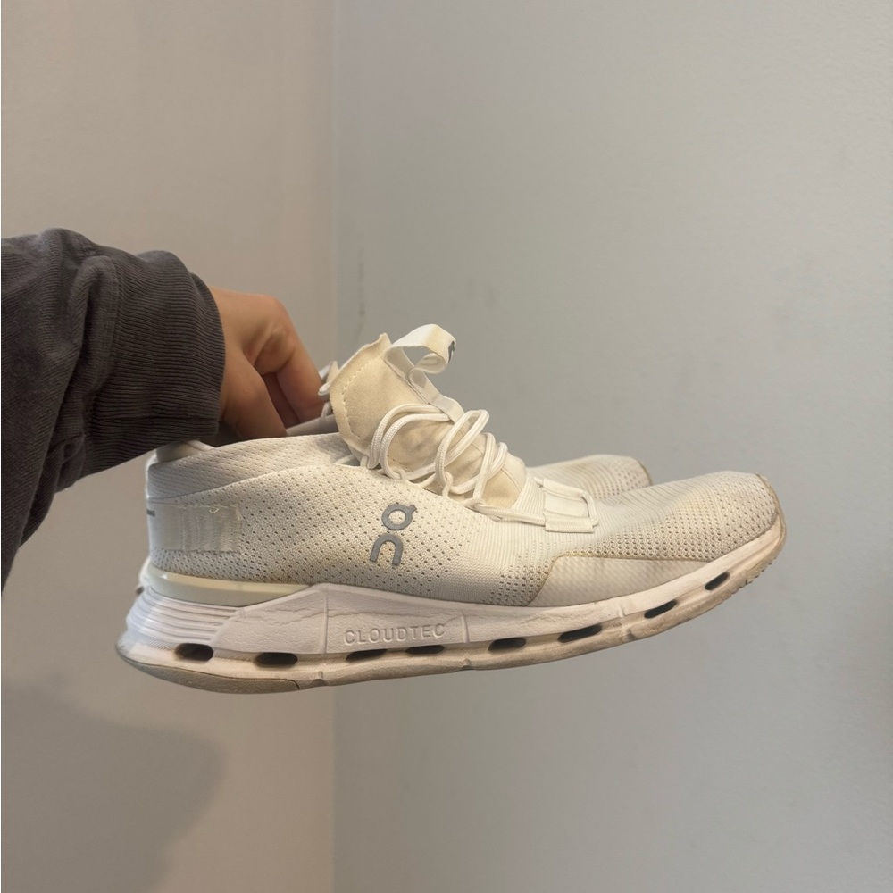 On Running Men's Cloud White Sneakers